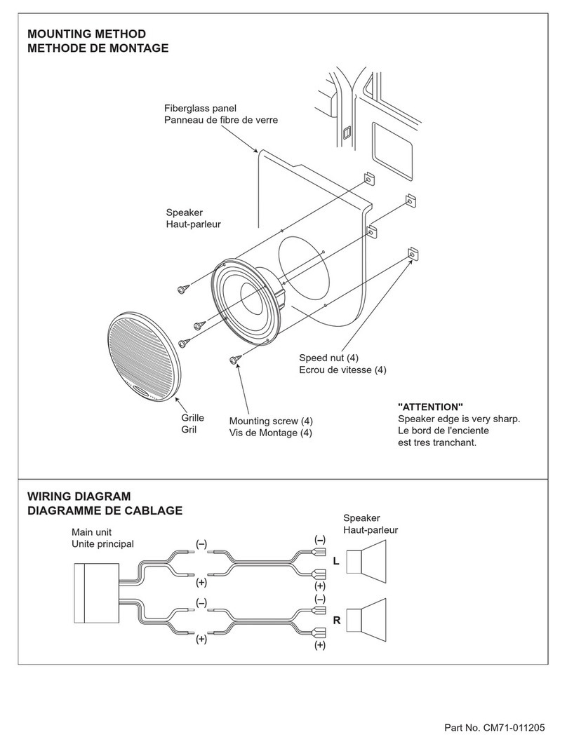 Clarion CM71-011205 User manual