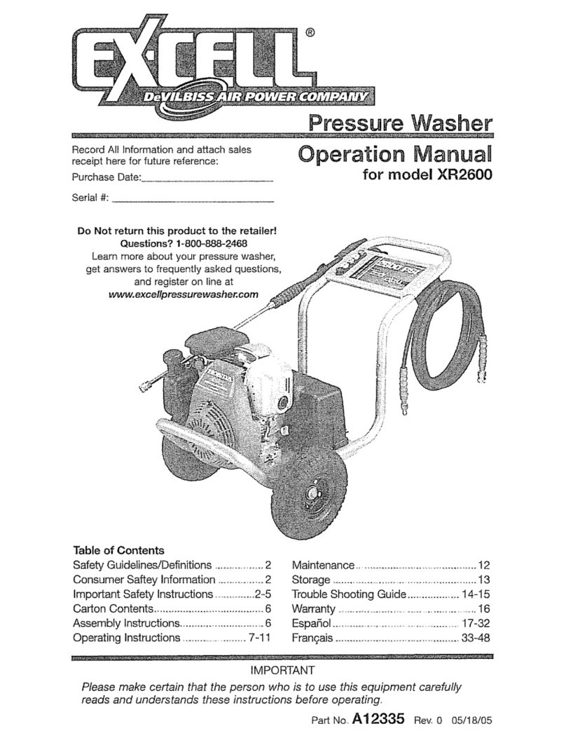 Excell XR2600 User manual