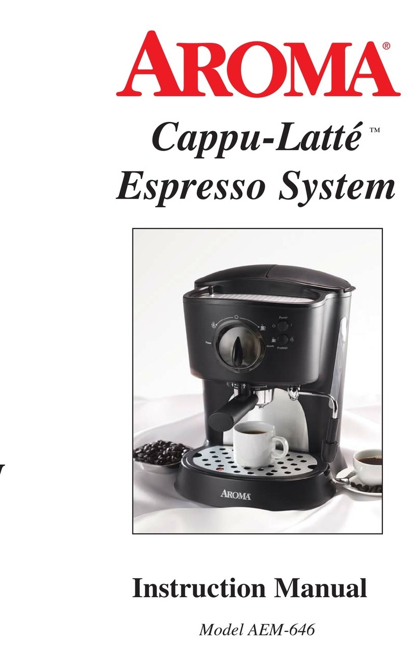 Aroma Cappu-Latte AEM-646 instruction manual