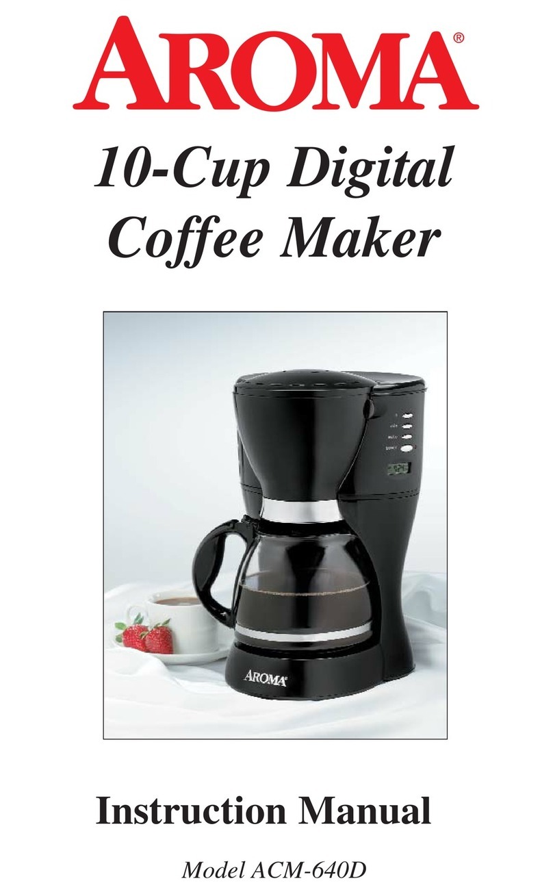 Aroma ACM-640D instruction manual