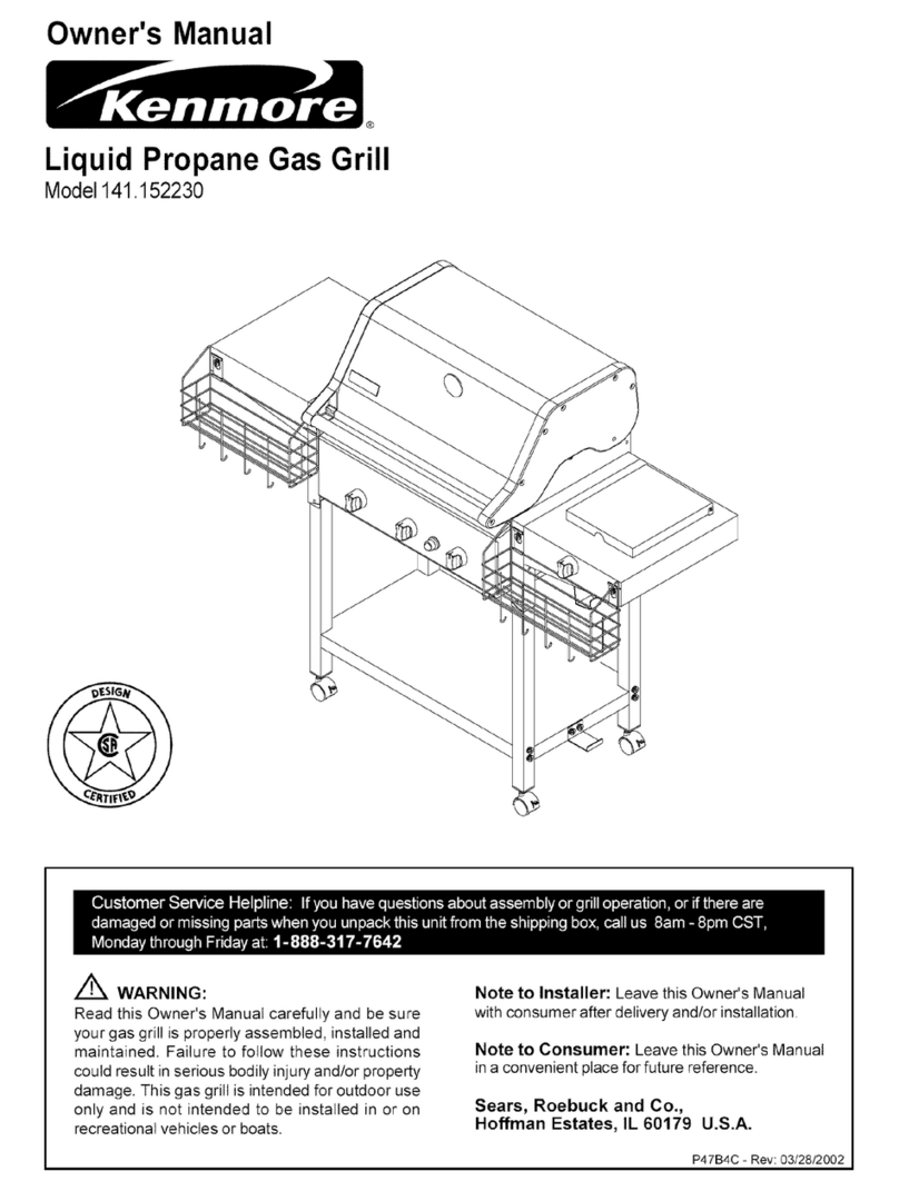 Kenmore 141.152230 owner's manual