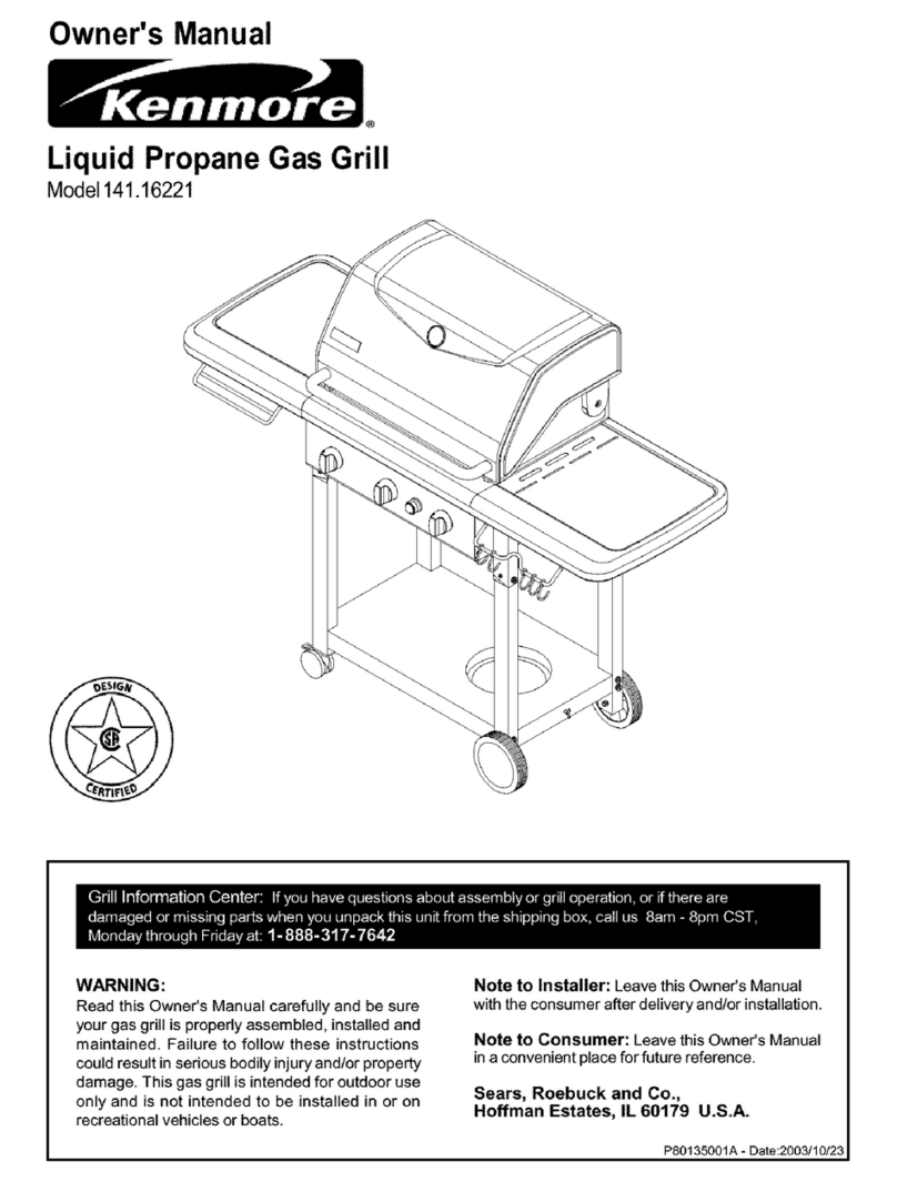 Kenmore 141.16221 owner's manual