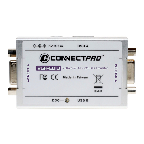 Connect Pro VGA-to-VGA DDC/EDID Emulator installation guide