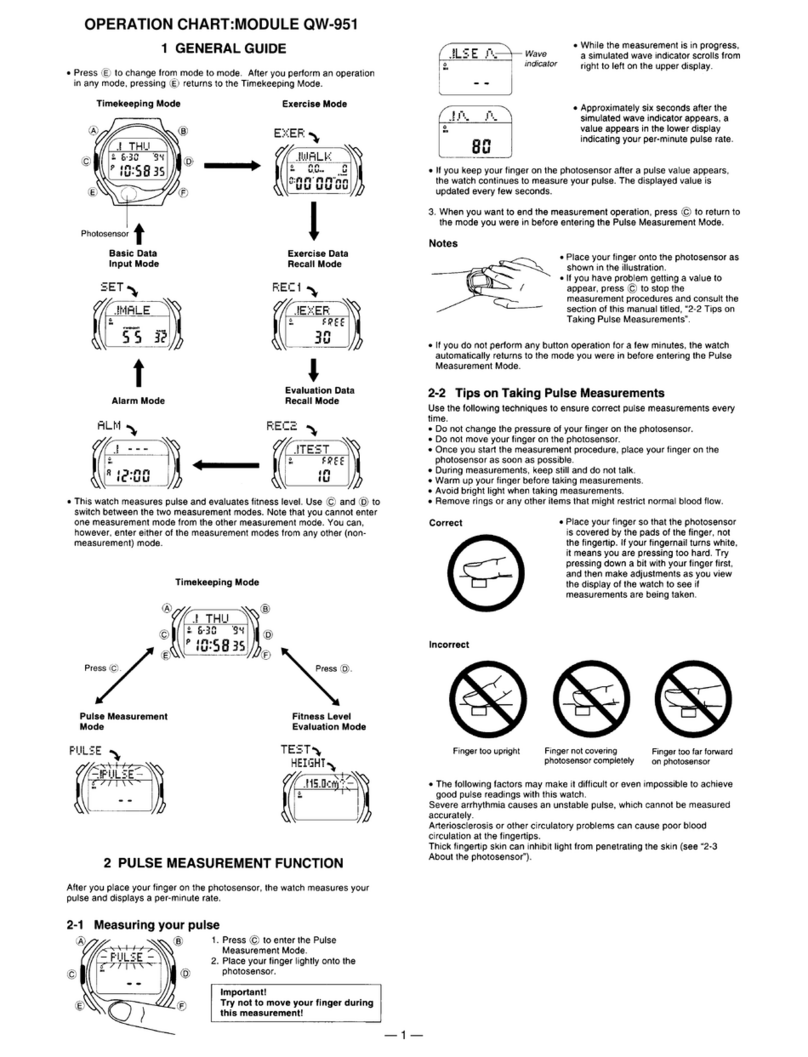 Casio QW-951 Configuration guide Casio QW-951 Configuration guide