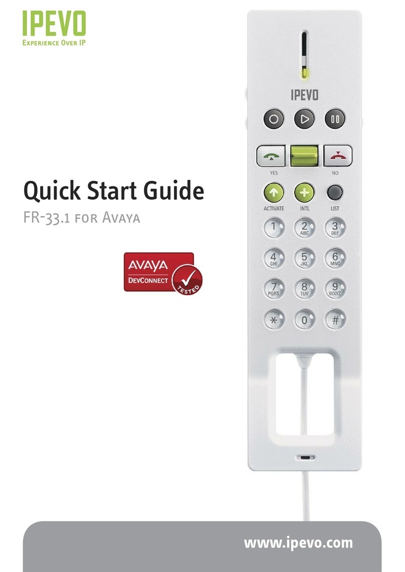 Avaya FR-33.1 User manual