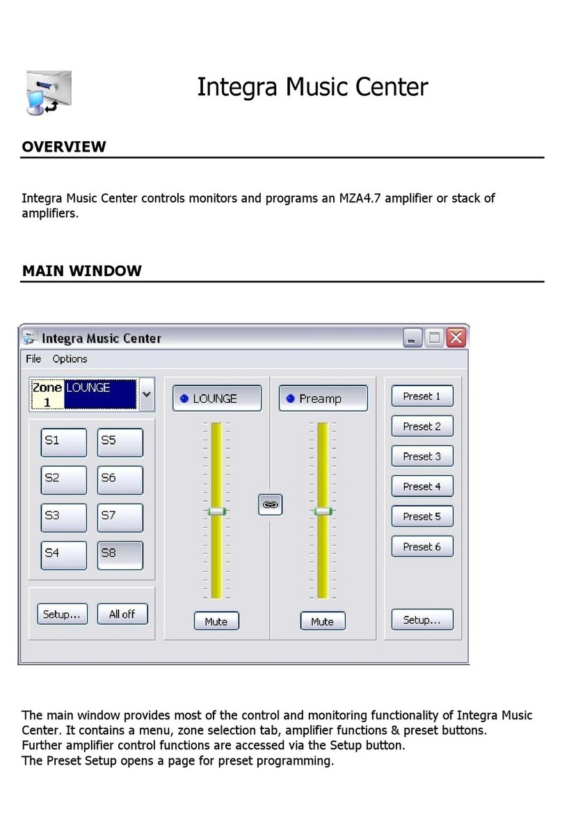 Integra MZA-4.7 installation guide
