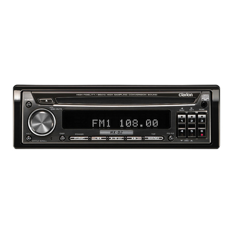 Clarion HX-D2 User manual