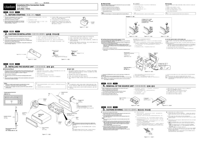 Clarion DXZ276MP Instruction Manual