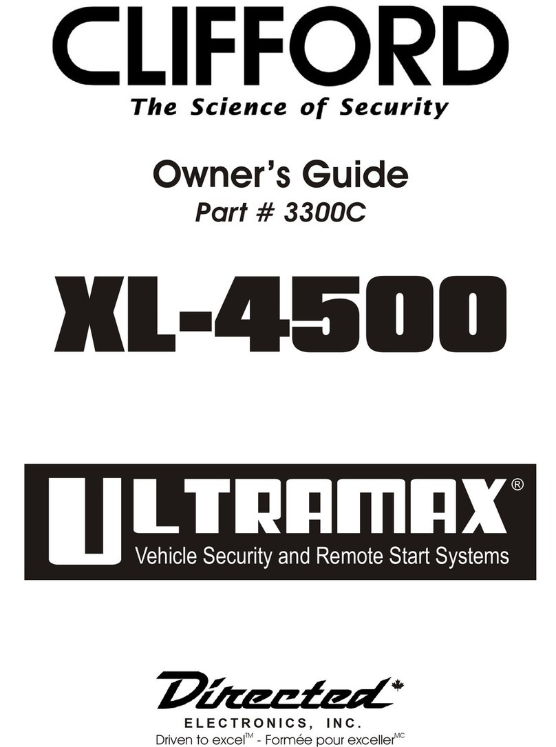 Clifford Ultramax XL-4500 owner's guide