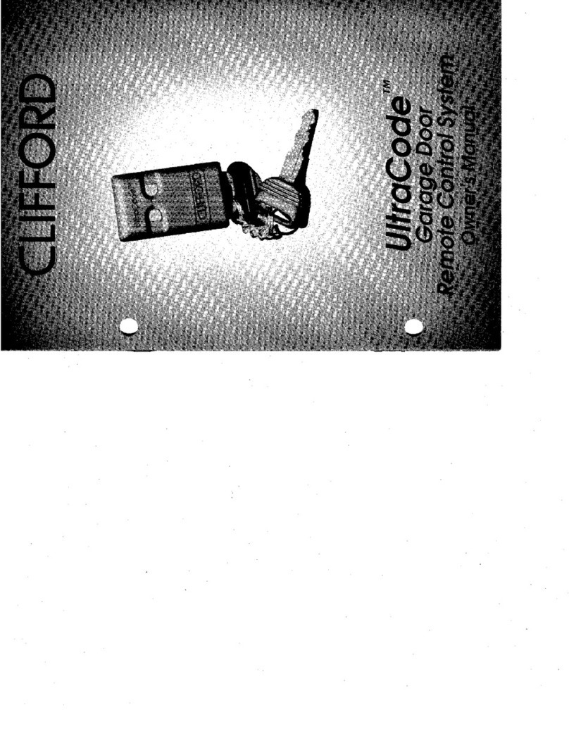 Clifford UltraCode owner's manual