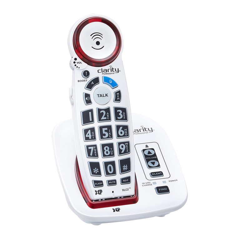 Clarity XLC2 User manual