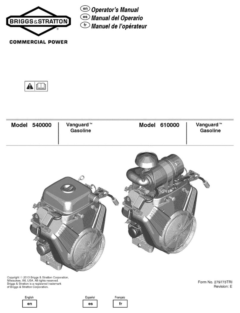 Briggs & Stratton Vanguard 540000 Series User manual