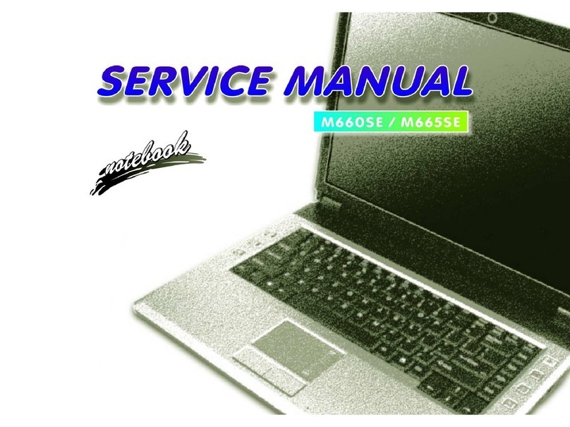 Clevo M660SE User manual