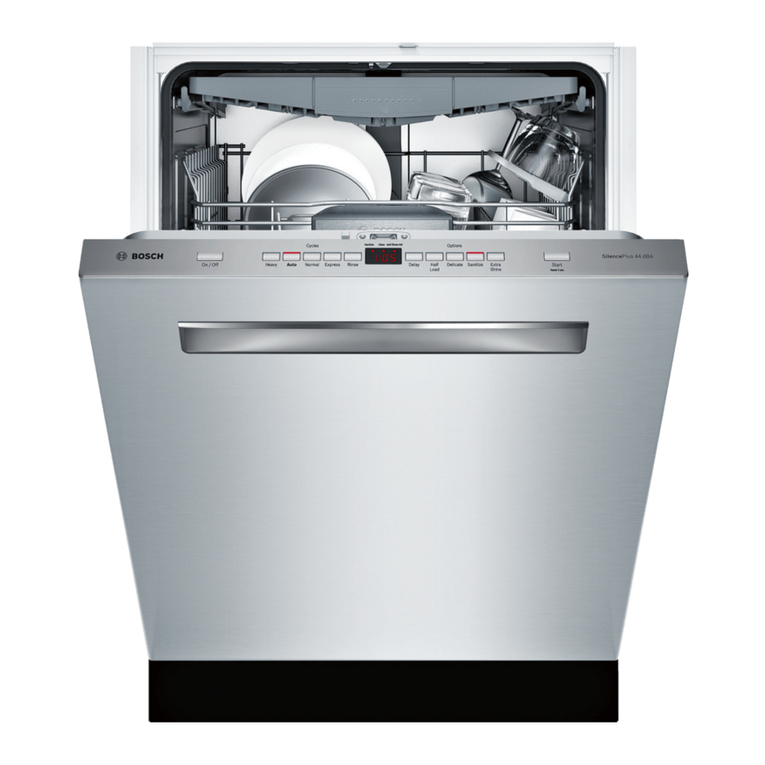 Bosch SHX68T55UC User manual