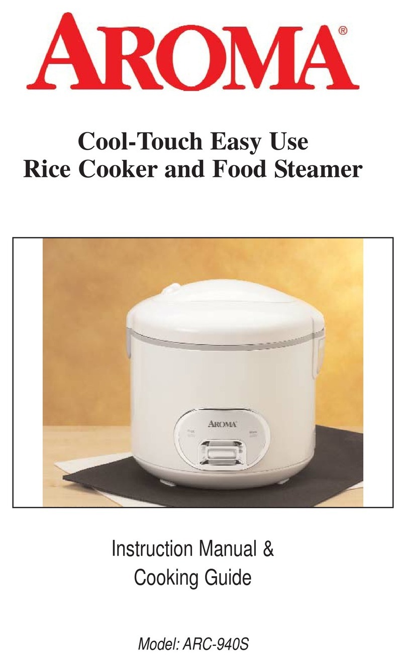 Aroma ARC-940S Instruction manual & cooking guide