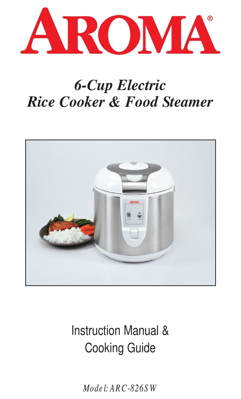 Aroma ARC-826SW instruction manual