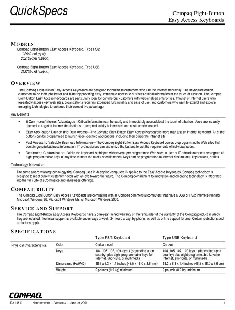 Compaq 122660-XX6 Quick specification