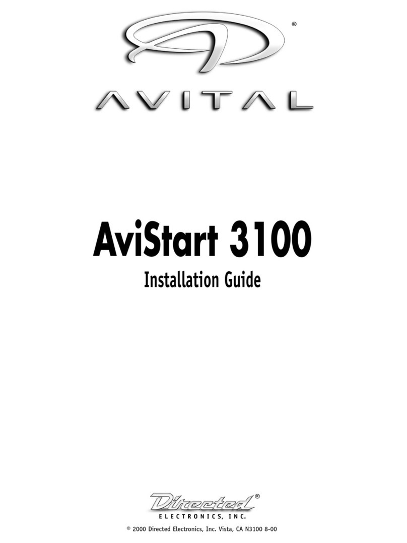 Avital AviStart 3100 installation guide