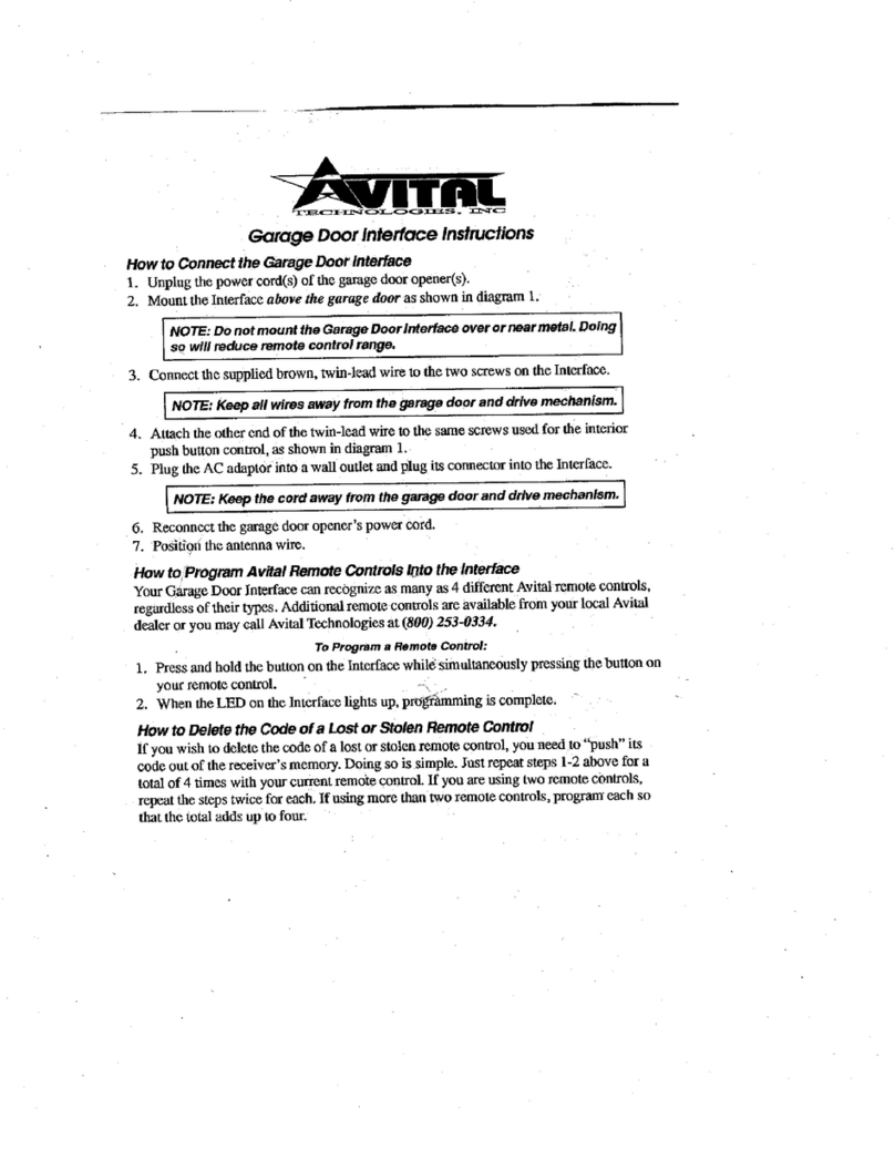 Avital 5710 manual