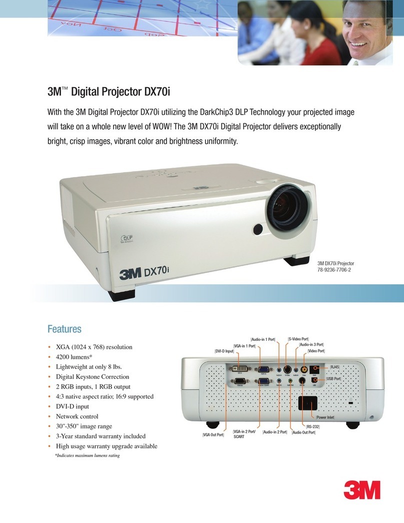 3M DX70i User manual