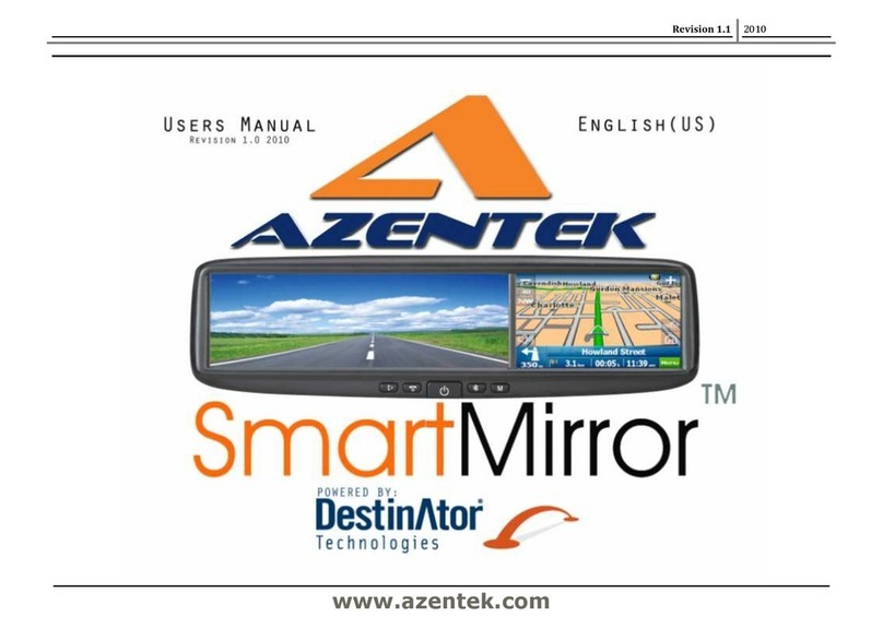 Azentek SmartMirror user manual