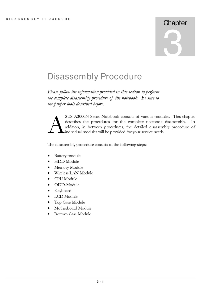 Asus A3000N Series User manual Asus A3000N Series User manual