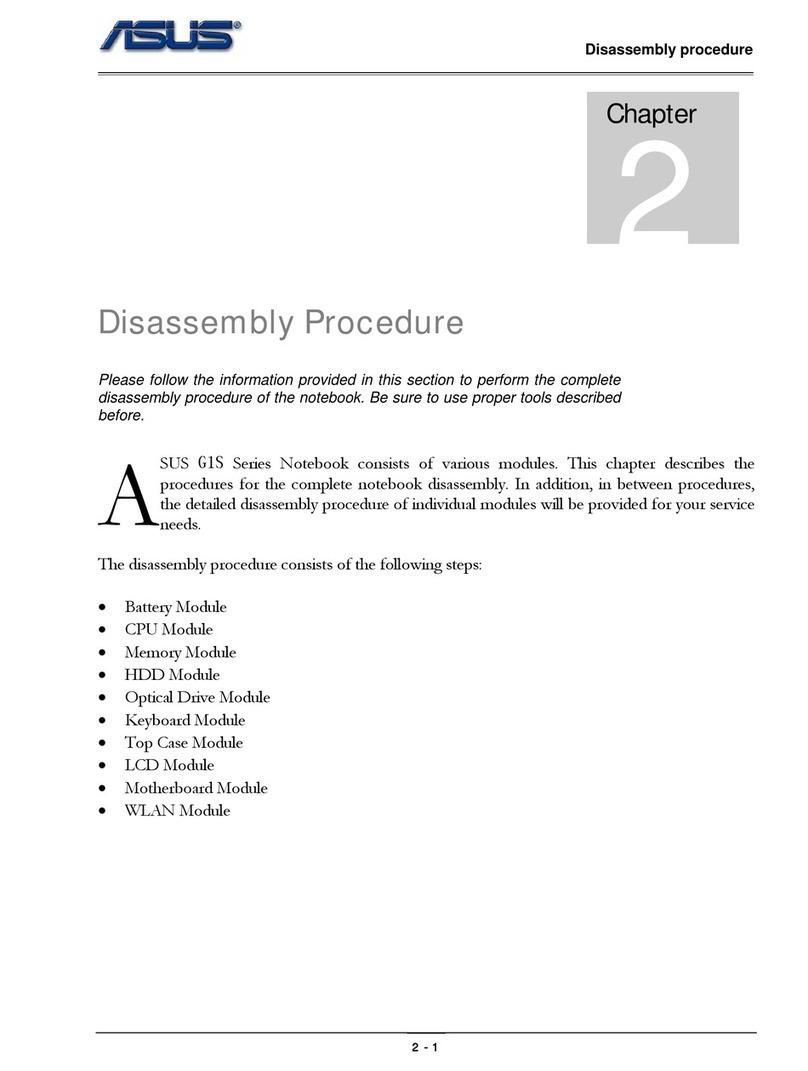 Asus G1S User manual