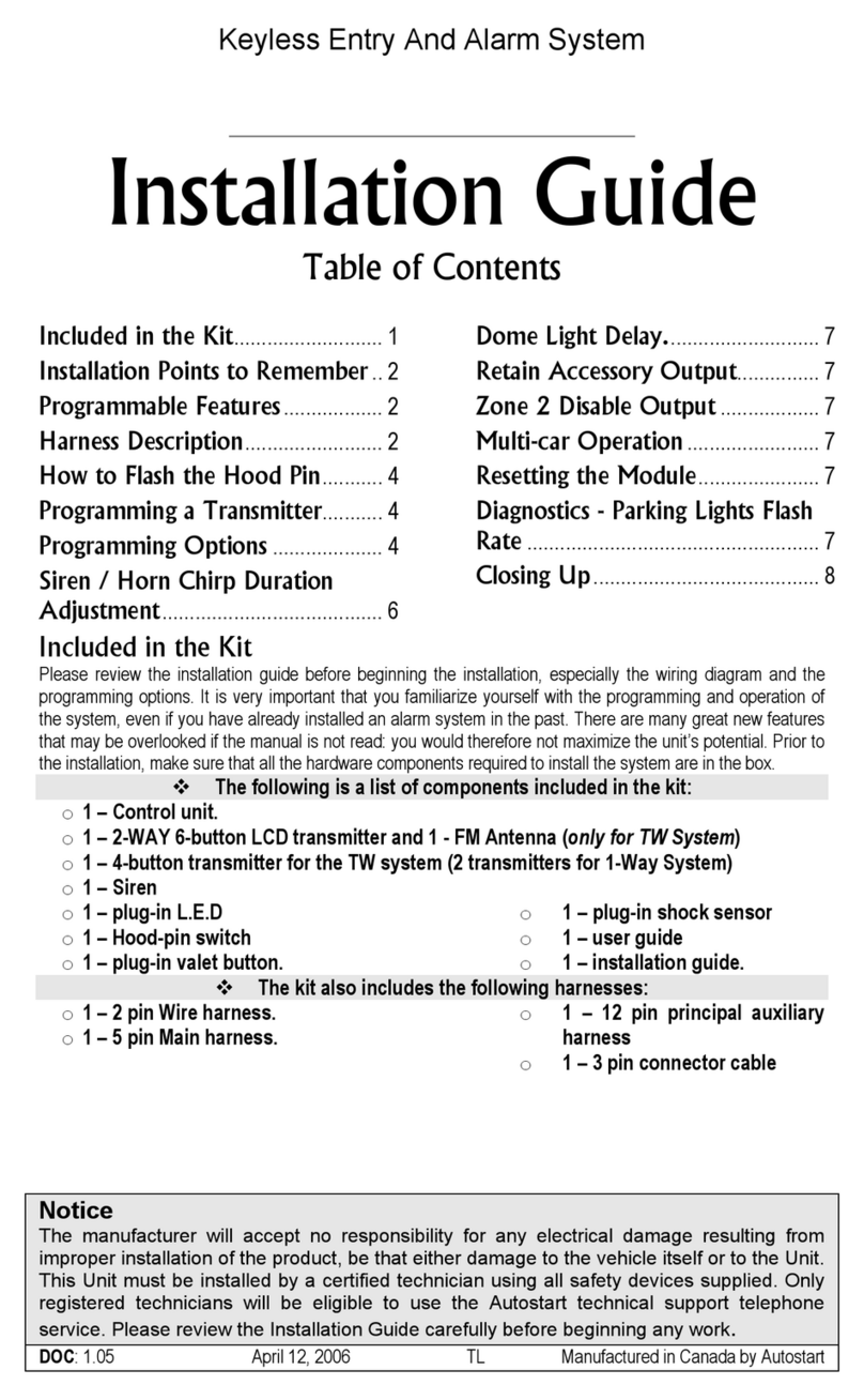 Autostart ASL-300 User manual