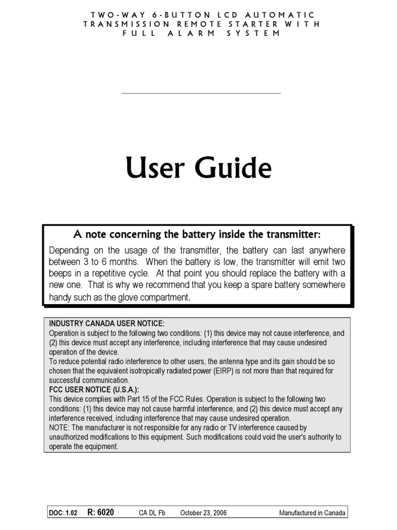 Autostart AS-6600i TW-FM User manual Autostart AS-6600i TW-FM User manual