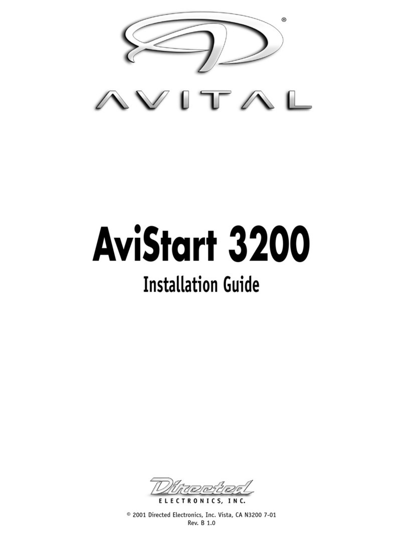 Avital AviStart 3200 installation manual