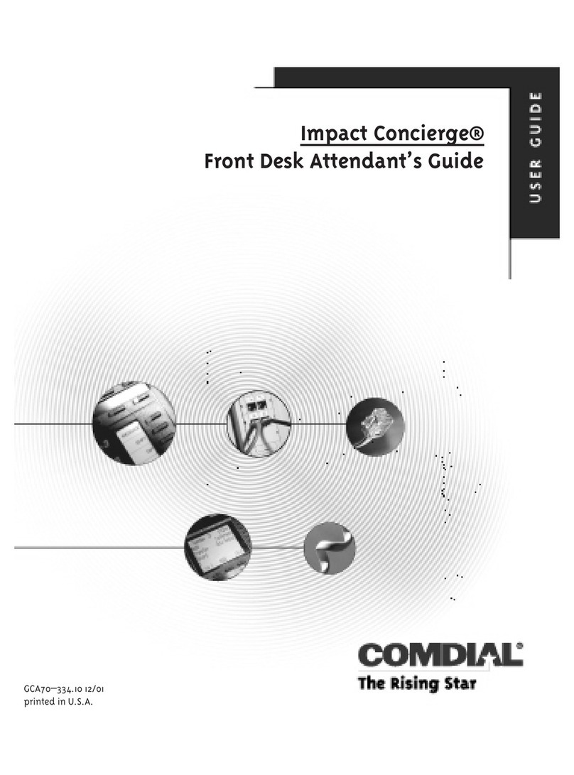 Comdial GCA70-33 User manual Comdial GCA70-33 User manual