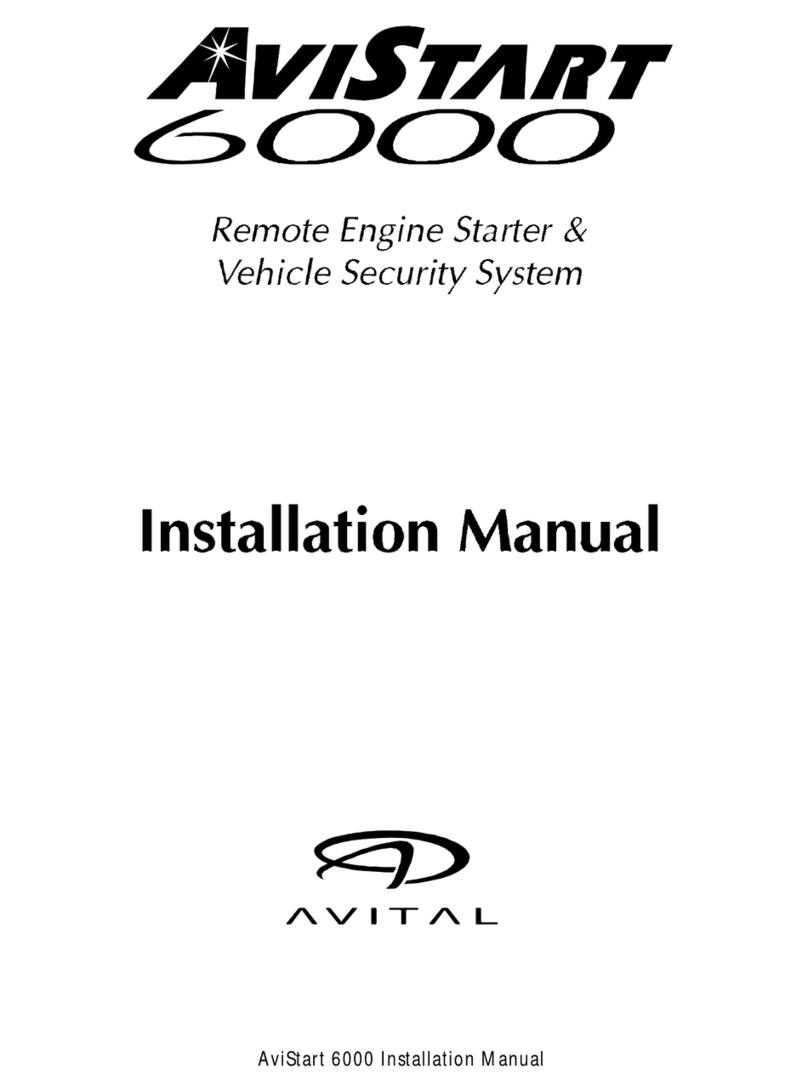 Avital AviStart 6000 User manual