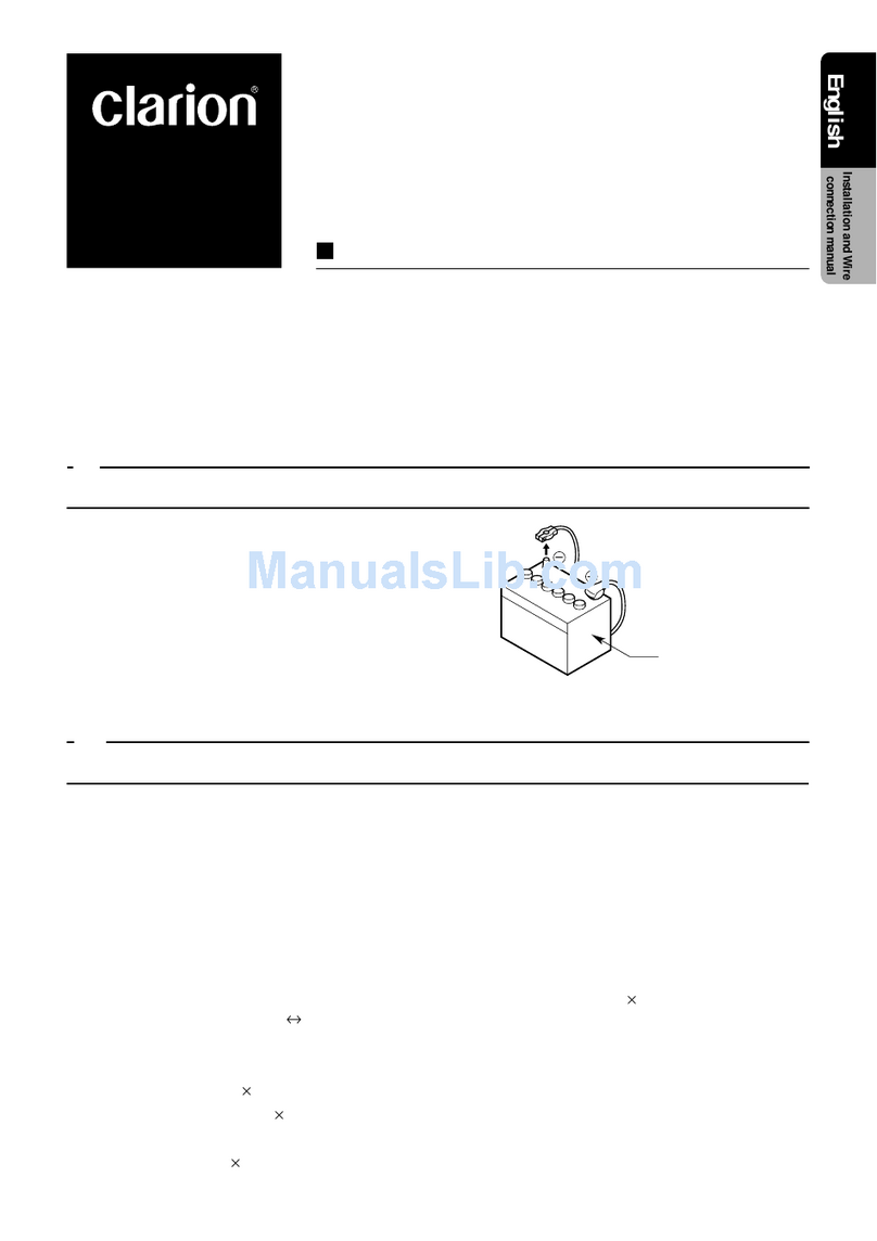 Clarion VRX925VD Instruction manual