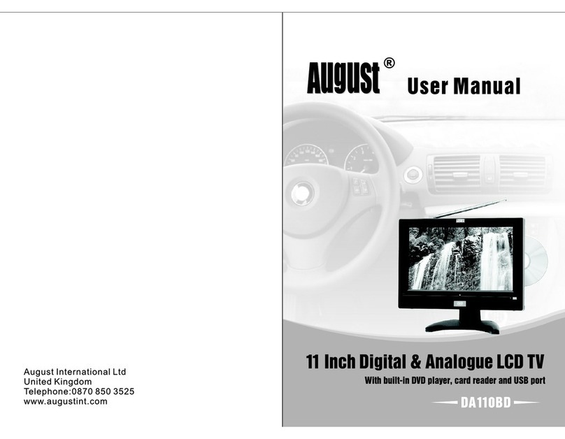 August DA110BD user manual