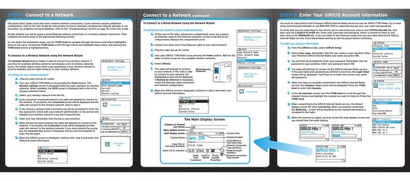 Audiovox TTR1 User manual