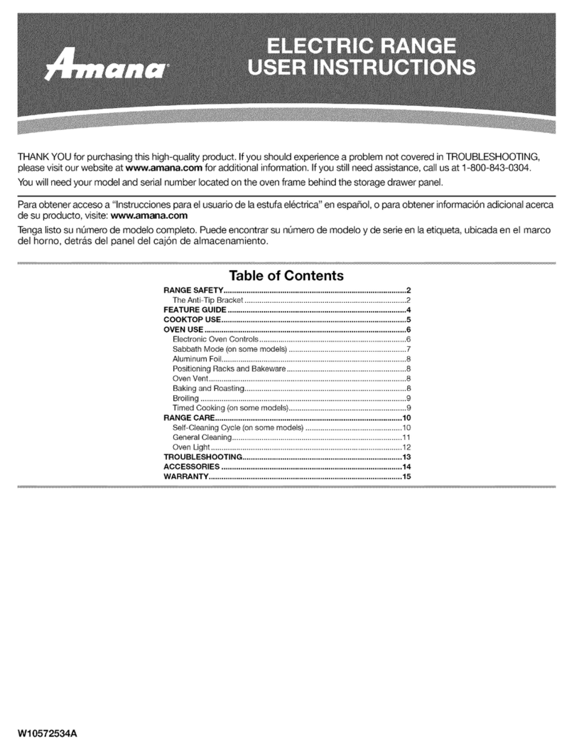 Amana W10572534A User instructions