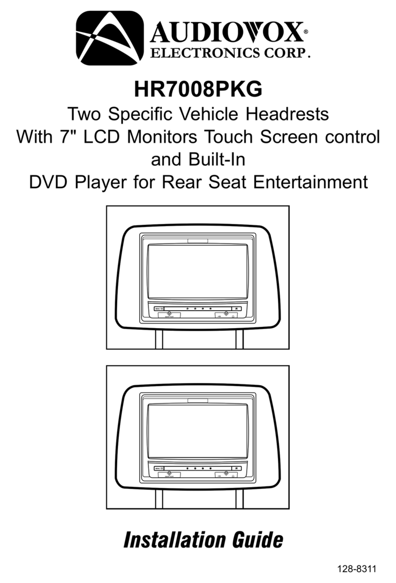 Audiovox HR7008PKG User manual