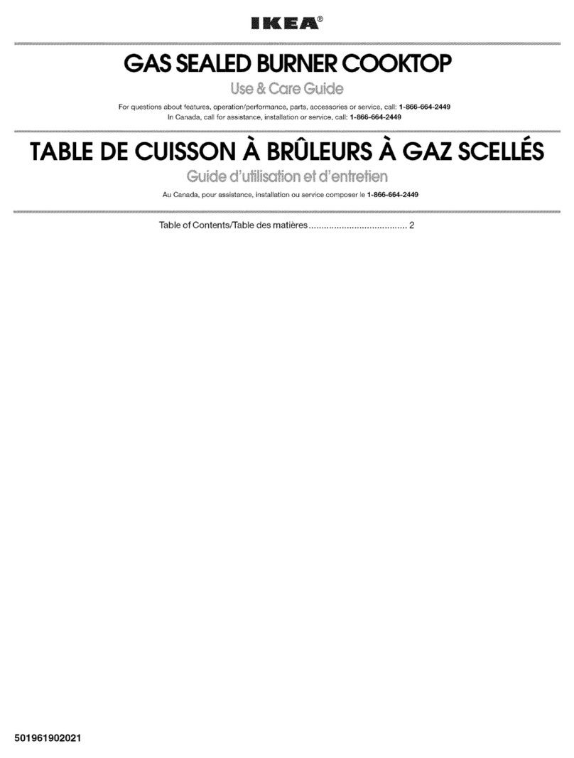 IKEA HOB 450 User manual