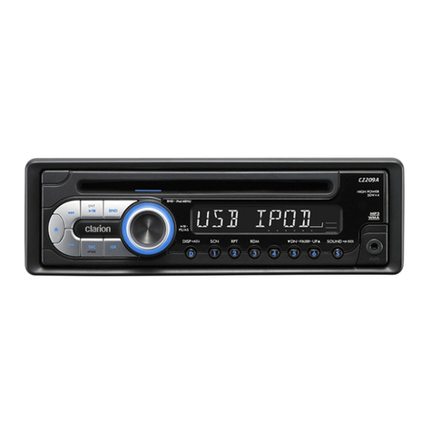 Clarion CZ209A User manual
