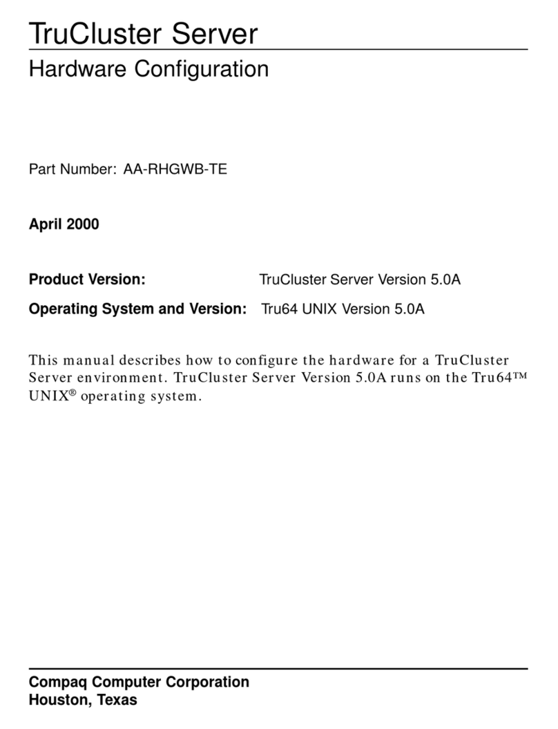 Compaq TruCluster Server AA-RHGWB-TE manual&nbsp;