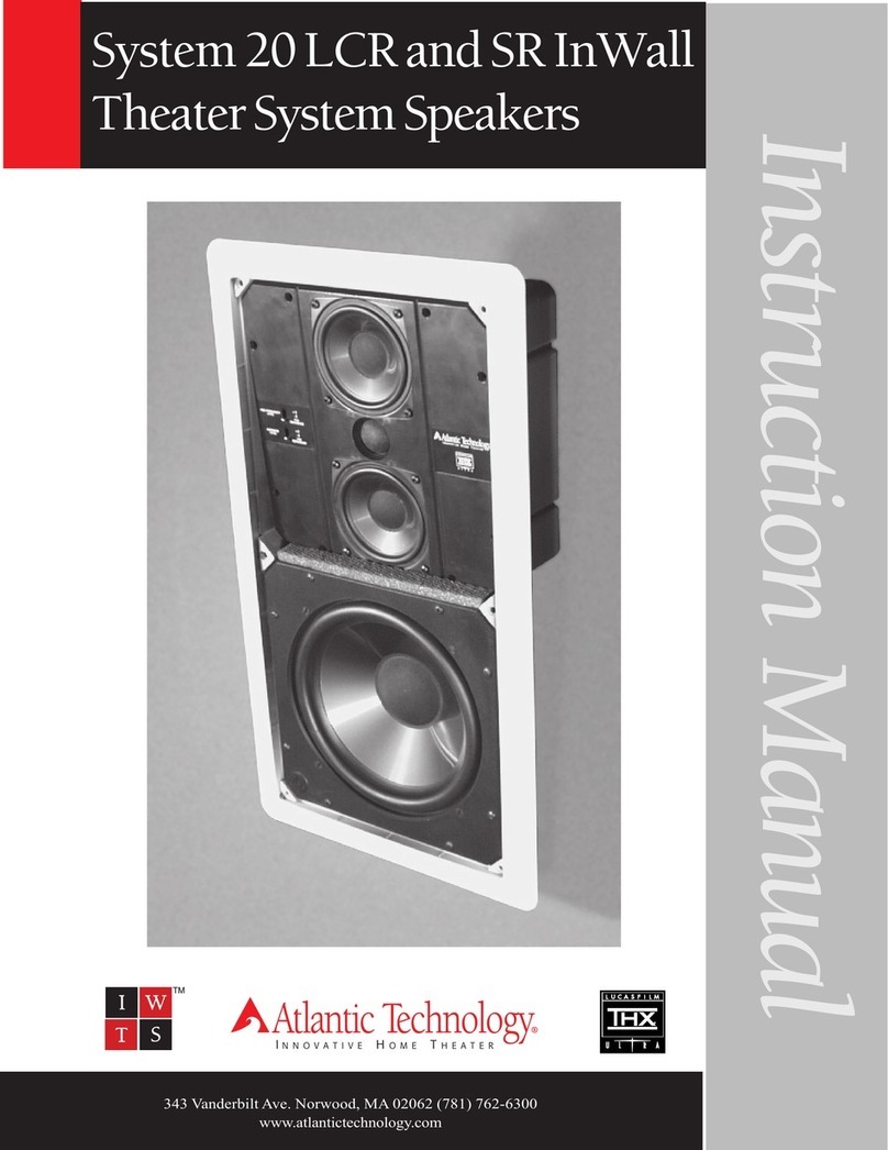 Atlantic System 20 LCR instruction manual
