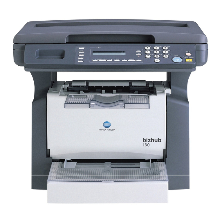 Konica Minolta bizhub 160 User manual