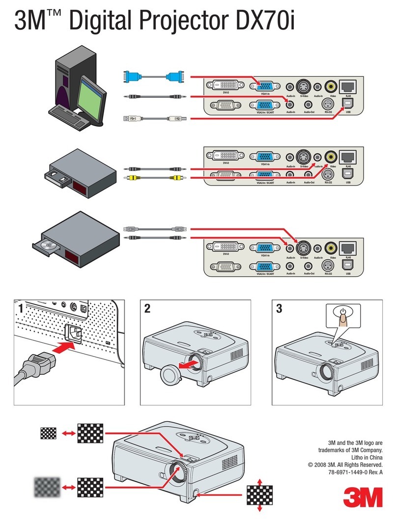 3M DX70i User manual