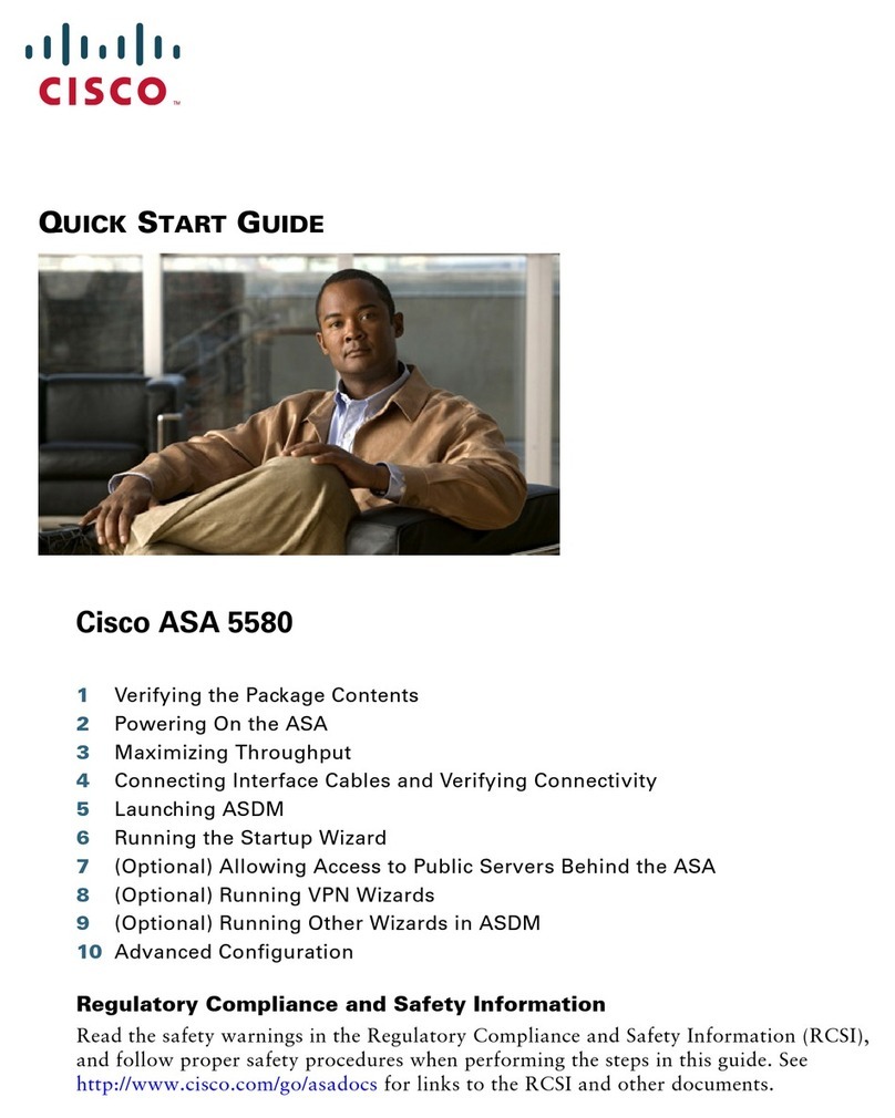Cisco ASA 5580 quick start guide