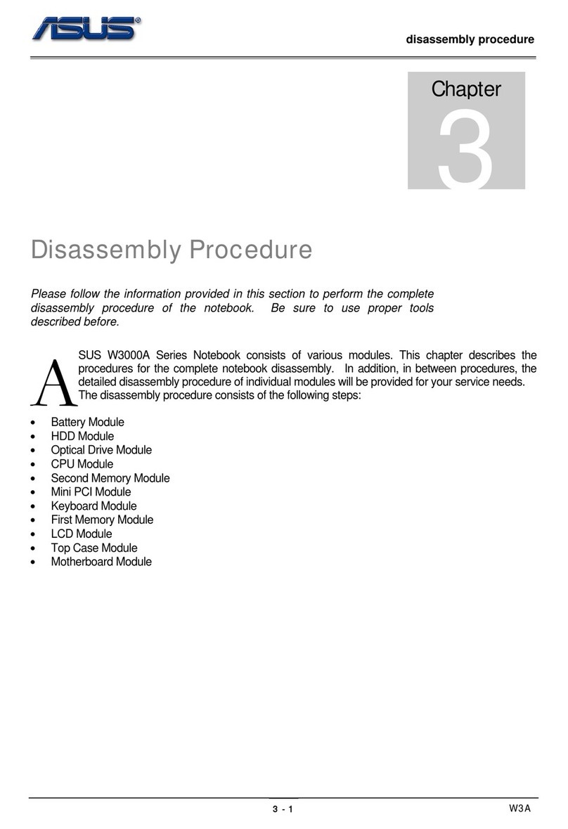 Asus W3000A Series User manual