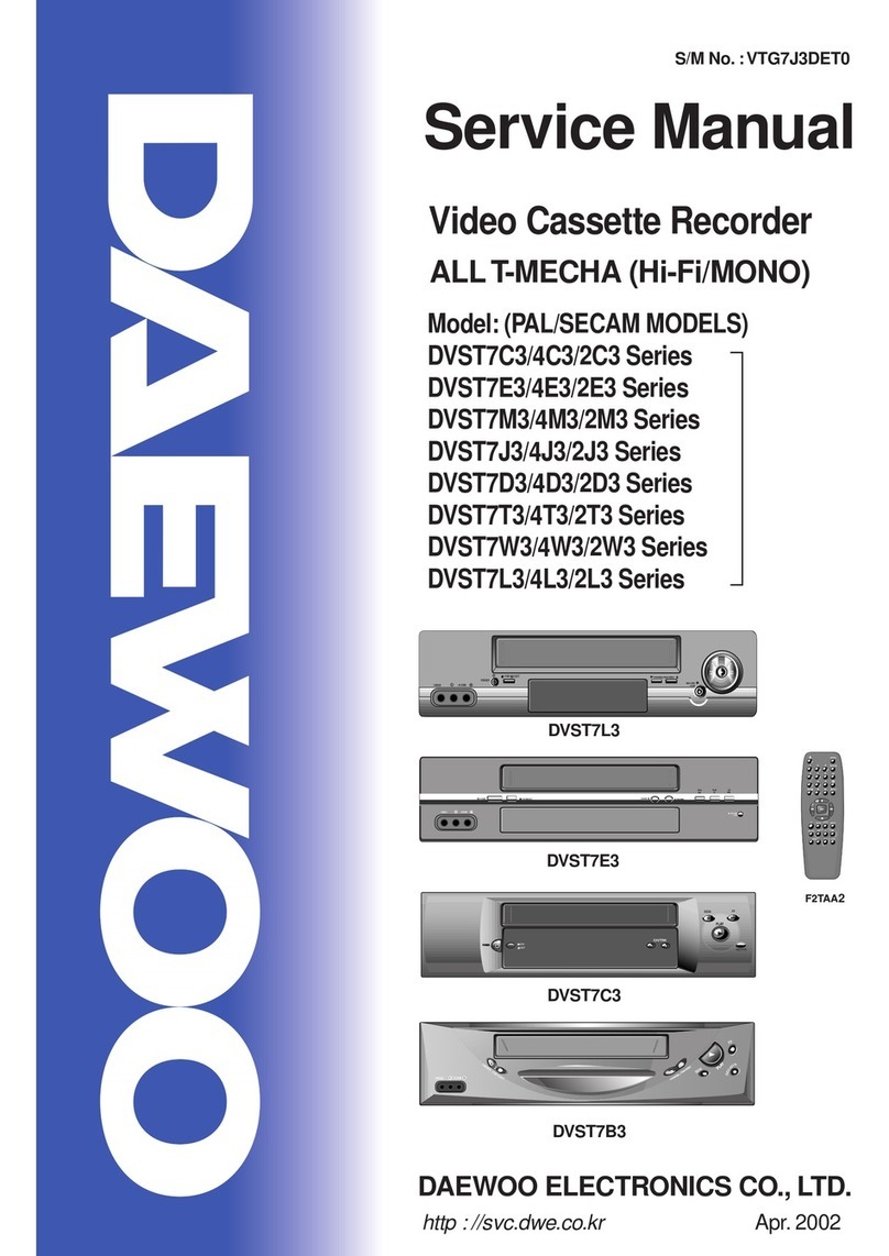 Daewoo DVST7C3 User manual