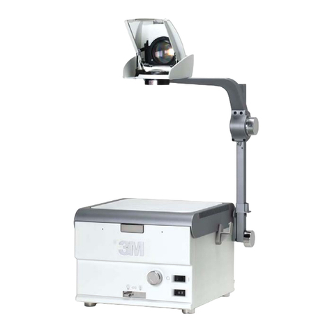 3M Overhead Projector 1700 operating instructions