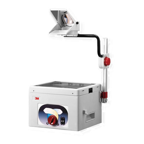 3M Overhead Projector 1600 Series operating instructions