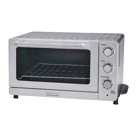 Cuisinart Convection Toaster Oven Broiler TOB-60N Service manual