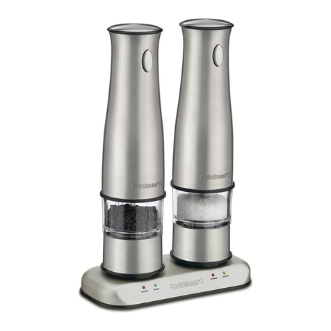 Cuisinart Rechargeable Salt & Pepper Mill SP-2 User manual